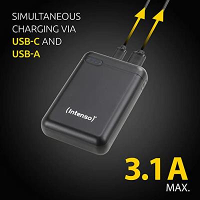 Intenso Powerbank XS10000 black 10000 mAh inkl. USB-A to Type-C - thumbnail