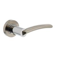 Intersteel Deurkruk Sylvia op rozet - chroom/nikkel mat - thumbnail
