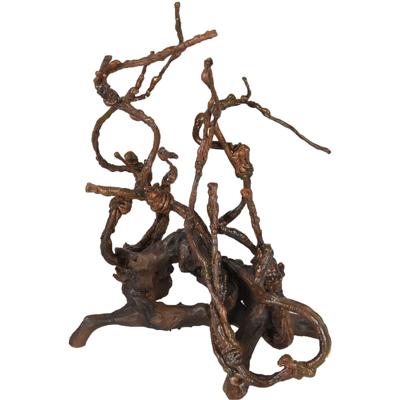 Terrarium decoratie Azalea Wortels - S 13 x 10 x 19 cm Flamingo Bruin