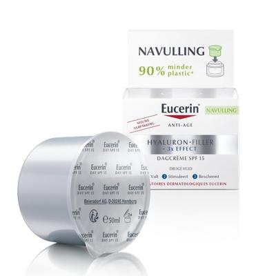 Eucerin Hyaluron-Filler Dagcrème Droge Huid SPF15 Navulling Eucerin Hyaluron-Filler Dagcrème Droge Huid SPF15 Navulling