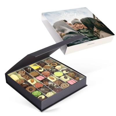 Luxe bonbon giftbox bedrukken - Kerst (36 stuks) Luxe bonbon giftbox bedrukken - Kerst (36 stuks)