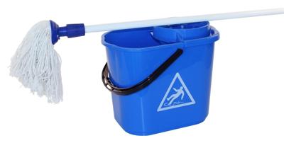 Spaanse mopset compleet, mop 220 gram steel 140 cm