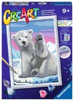Ravensburger Creart schilderen op nummer - geweldige poolbeer - thumbnail