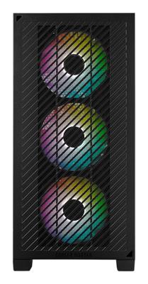 Cooler Master E301-KGNN-S00 Elite 301 Black ARGB, ATX, Window, USB 3.2 Gen 1 Type-C, 3x 120mm ARGB
