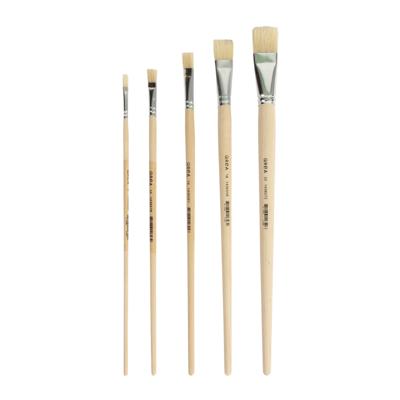 Kwast qrea varkenshaar set à 5 breedtes