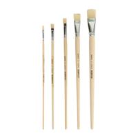 Kwast qrea varkenshaar set à 5 breedtes - thumbnail