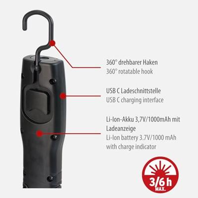 Brennenstuhl LED oplaadbare handlamp | HL 201 A | 250+70lm - 1175430020