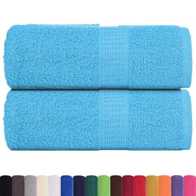 VidaXL Washandjes frogn 2 st 30x30 cm 360 g/m² turquoise VidaXL Washandjes frogn 2 st 30x30 cm 360 g/m² turquoise