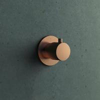 Stopkraan Hotbath Cobber Inbouw Thermostaat Geborsteld Koper (excl. inbouwdeel) Living Colours - thumbnail