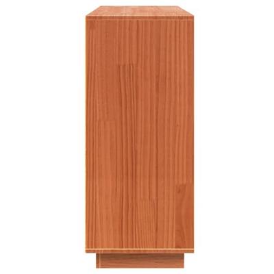 Dressoir met opslag Bruin 104,5 x 34 x 80 cm Massief grenenhout