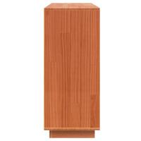 Dressoir met opslag Bruin 104,5 x 34 x 80 cm Massief grenenhout - thumbnail