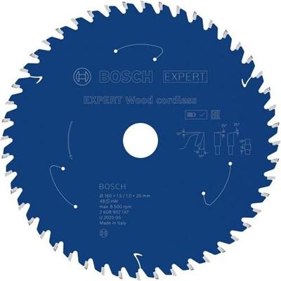 Bosch Accessoires expert wood cordless cirkelzaagblad | 160 x 1,5/1 x 20 mm | t48 - 2608902147 Bosch Accessoires expert wood cordless cirkelzaagblad | 160 x 1,5/1 x 20 mm | t48 - 2608902147
