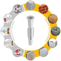 TOOLCRAFT TO-5455122 Plug 51 mm 100 stuk(s) - thumbnail