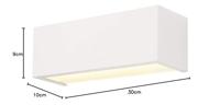 SLV CHROMBO 1003316 LED-wandlamp LED vast ingebouwd 11 W Wit - thumbnail