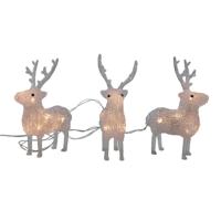 Rendieren acryl 17cm x3 warmLED ip44 - thumbnail