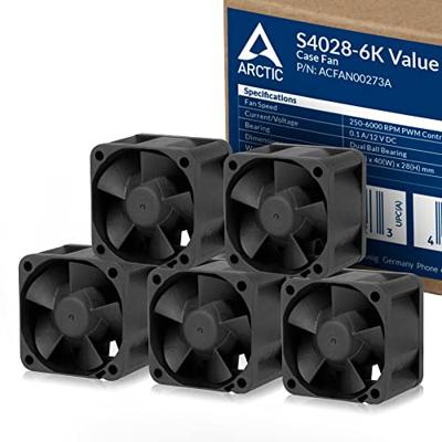 Arctic S4028-6K PC-ventilator Zwart (b x h x d) 40 x 28 x 40 mm