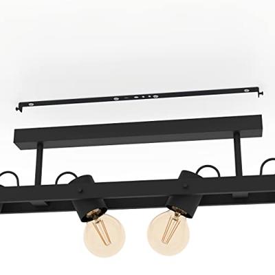 Eglo 4-lichts plafondlampPlimsoll zwart - 43847
