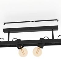 Eglo 4-lichts plafondlampPlimsoll zwart - 43847 - thumbnail