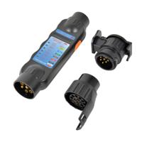 Carpoint testerkit aanhangerverlichting - 12v - 7 & 13 polig - met batterijfunctie - voor auto, caravan & trailer - thumbnail