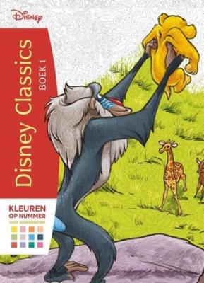 Disney Classics Boek 1 - Kleuren Op Nummer Voor Volwassenen Disney Classics Boek 1 - Kleuren Op Nummer Voor Volwassenen