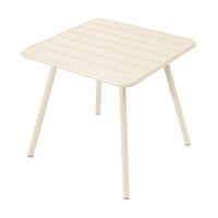 Fermob Luxembourg tuintafel vierpoot 80x80 cm Beige Latte - thumbnail