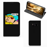 Samsung Galaxy S8 Hippe Standcase Popart Oh Yes - thumbnail