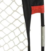 VidaXL Golftrainingsnet 300x150x210 cm polyester zwart - thumbnail