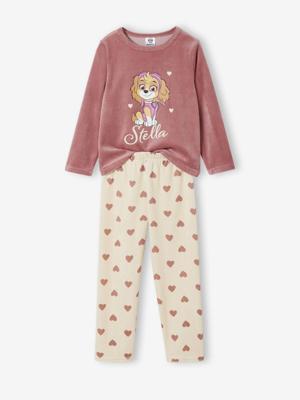 Pyjama meisjes PAW PATROL® in fluweel / velours rouge Pyjama meisjes PAW PATROL® in fluweel / velours rouge