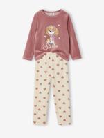 Pyjama meisjes PAW PATROL® in fluweel / velours rouge - thumbnail