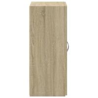 Archiefkast 60x32x77,5 cm bewerkt hout sonoma eikenkleurig - thumbnail