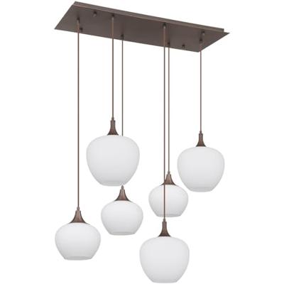 Globo Bruine hanglampMaxy 6-lichts - 15548-6HC