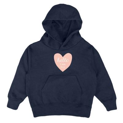 Hoodie voor kinderen bedrukken - Navy - 6 jaar