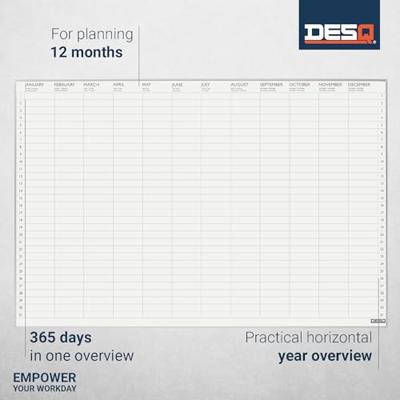Desq jaarplanner Ultra Thin, magnetisch, ft 60 x 90 cm