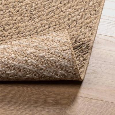 Vloerkleed ZIZUR binnen en buiten 200x290 cm jute look - thumbnail