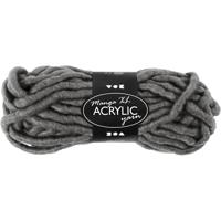 Creativ Company Xl garen van acryl, l: 17 m, afm manga, grijs, 200 gr/ 1 bol - thumbnail