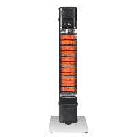 Eurom Heat and Beat Tower Terrasverwarmer Zwart - thumbnail