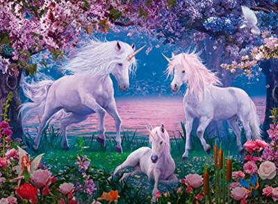 Ravensburger - puzzel betoverende eenhoorns 100st. xxl