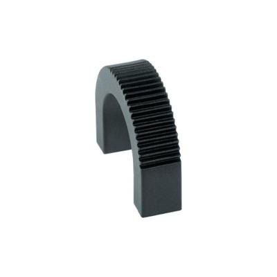 Mentor 3210.1003 Vingergreep Zwart (l x b x h) 35 x 9.5 x 27 mm 1 stuk(s)