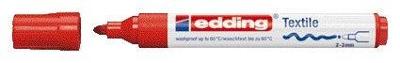 Textielmarker edding 4500 rond 2-3mm rood | 10 stuks