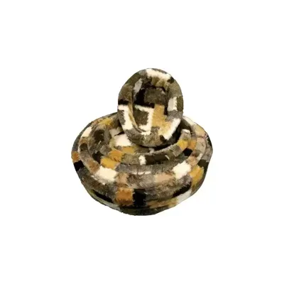 Teddymand mixkleur geblokt 60 cm Gebr de Boon - Gebr de boon