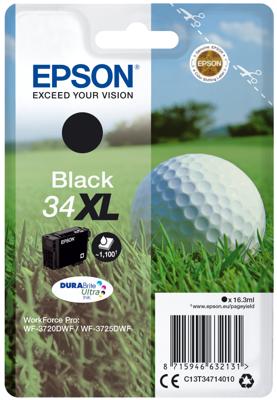 Epson Inktcartridge 34XL Origineel Zwart C 13 T 34714010