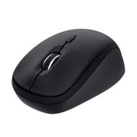 Trust YUKI MULTI-DEVICE WIRELESS MOUSE Muis Draadloos, Bluetooth, USB Zwart 3 Toetsen - thumbnail