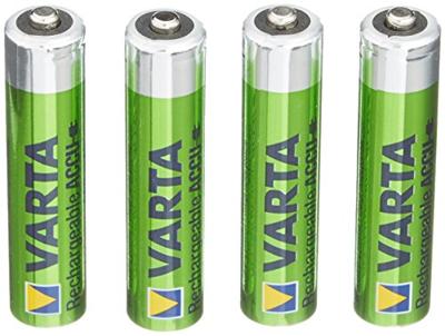 Batterij oplaadbaar Varta 4xAAA 800mAh ready2use