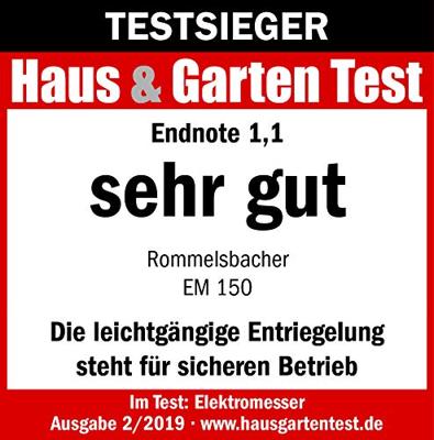 Rommelsbacher EM150 Elektrisch Mes Zwart Rommelsbacher EM150 Elektrisch Mes Zwart