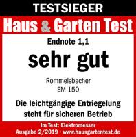 Rommelsbacher EM150 Elektrisch Mes Zwart - thumbnail