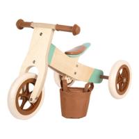 Small Foot - houten driewieler trike karamel bruin - thumbnail