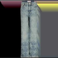 Vingino winter jeansbroek meisjes - blauw - Cato Laser Star - wide leg fit - thumbnail