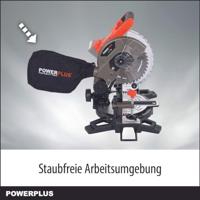 Accu-verstekzaag 20V Ø210mm - DUAL POWER POWDP2550 - Geleverd zonder accu en lader - thumbnail