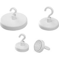 magnetoplan Magnetische haak (Ø) 47 mm Rond Wit 10 stuk(s) 52647S10 - thumbnail