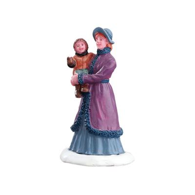 Lemax morning stroll kerstdorp figuur type 2 Caddington Village 2017